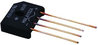 Diode Rectifier Bridge Single 600V 4A 4-Pin Case KBU Bulk, KBU4J-E4/51