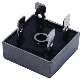Diode Rectifier Bridge Single 200V 25A 4-Pin Case GBPC Bulk, GBPC2502-E4/51